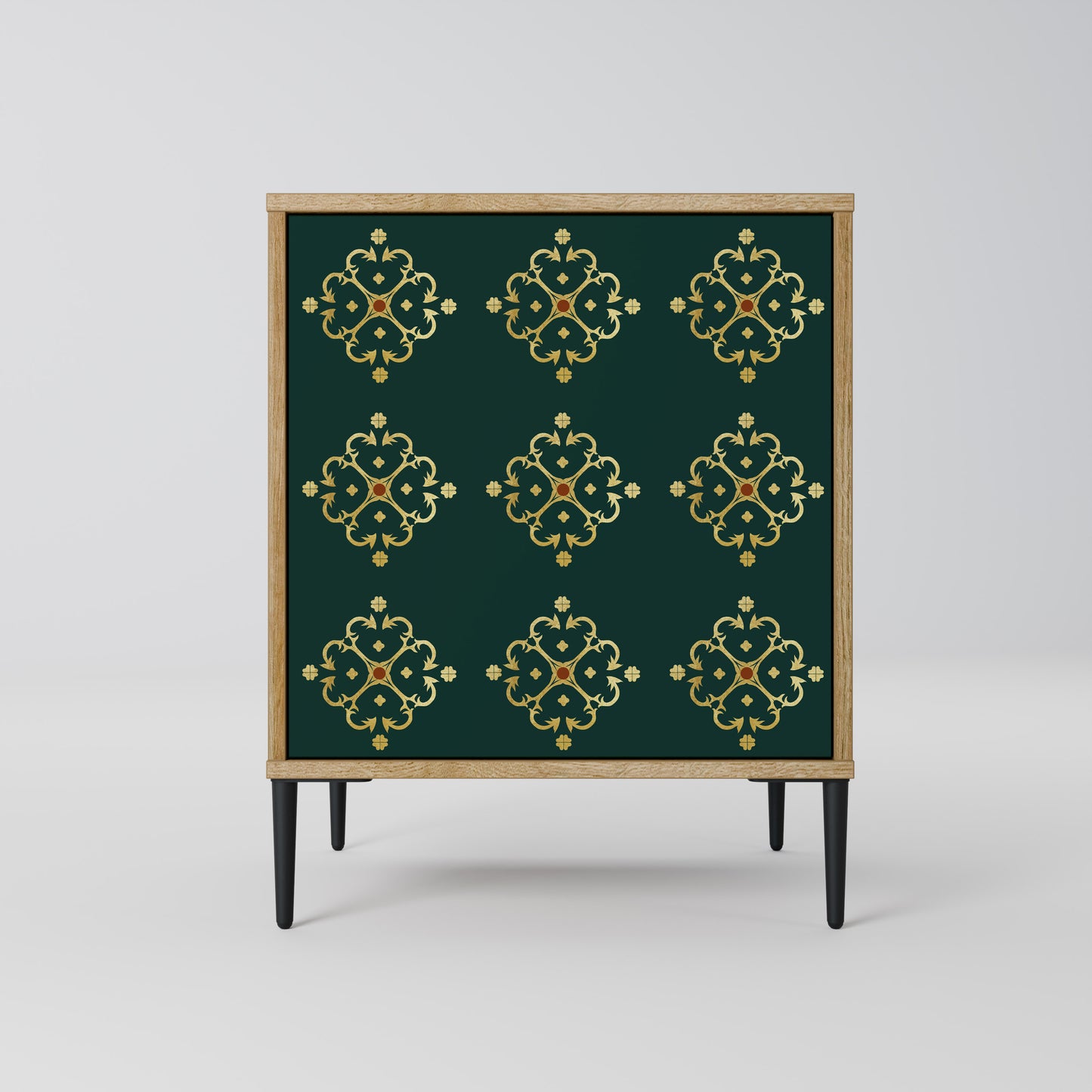 Credenza ROYAL MEDALLION a 1 anta effetto rovere