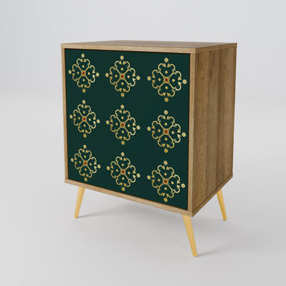 Credenza ROYAL MEDALLION a 1 anta effetto rovere