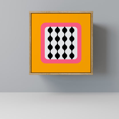 Credenza TEARS IN HEAVEN a 1 anta effetto rovere