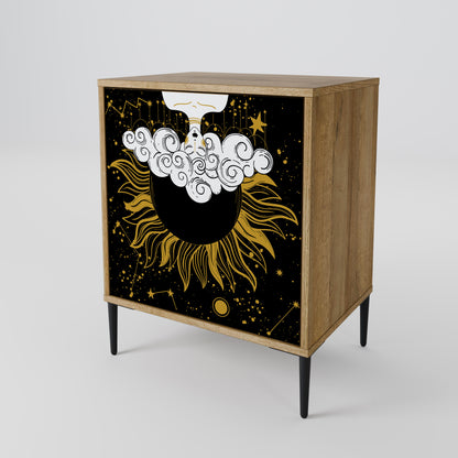 STELLAR CONSTELLATIONS 1-Door Sideboard in Oak Effect