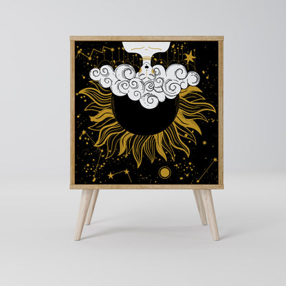 STELLAR CONSTELLATIONS 1-Door Sideboard in Oak Effect
