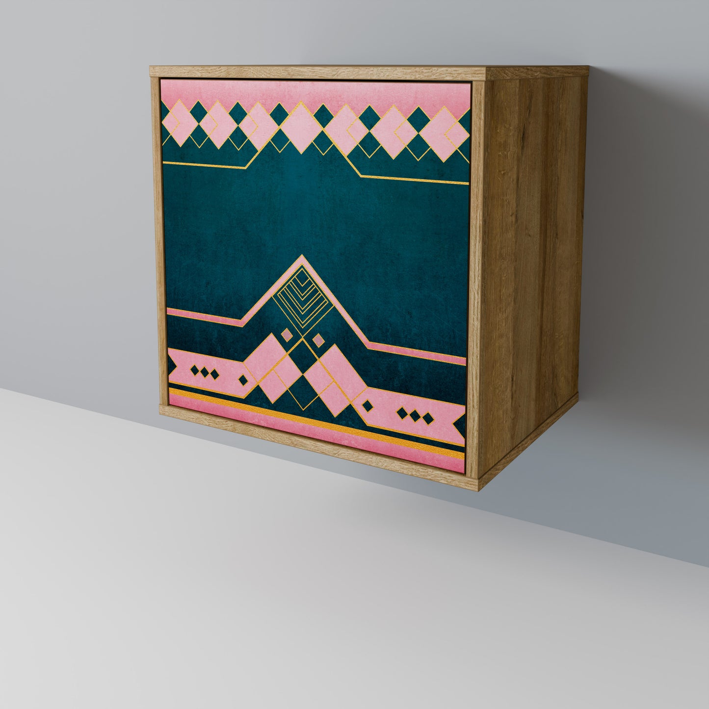 ROYAL COMPOSITION Madia a 1 anta effetto rovere