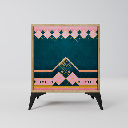 ROYAL COMPOSITION Madia a 1 anta effetto rovere