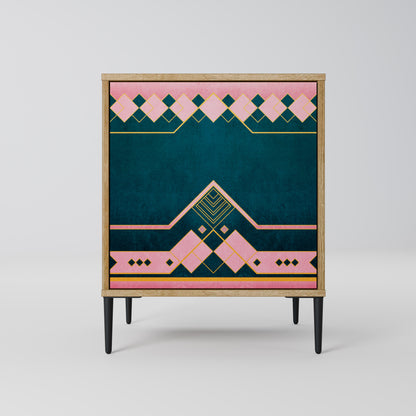 ROYAL COMPOSITION Madia a 1 anta effetto rovere