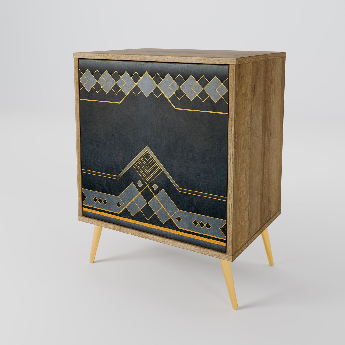 ROYAL ORDINARINESS 1-Door Sideboard in Oak Effect