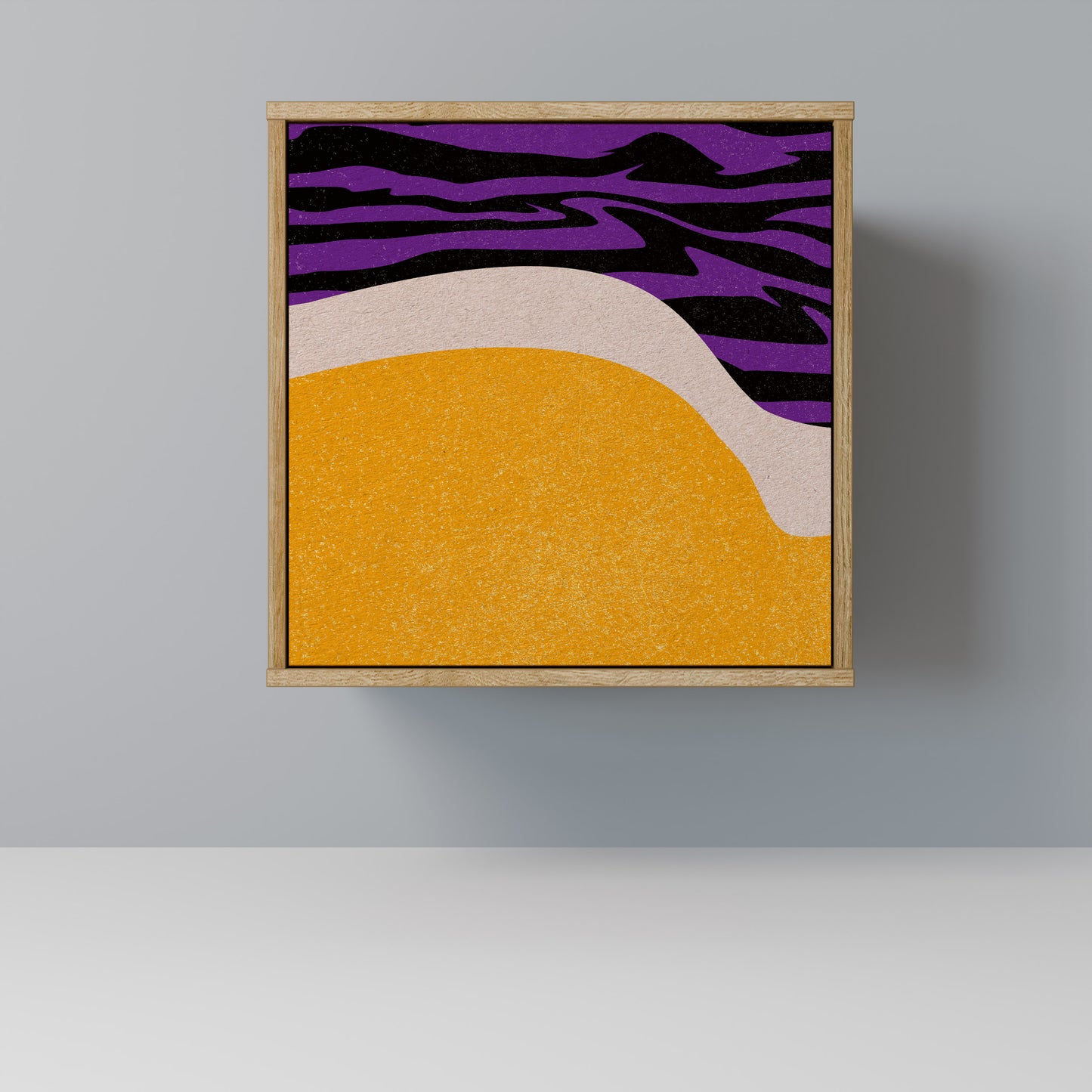 Credenza INDEPENDENT BORDER a 1 anta effetto rovere