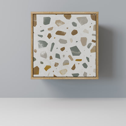 PIECES OF TOMORROW Madia a 1 anta effetto rovere