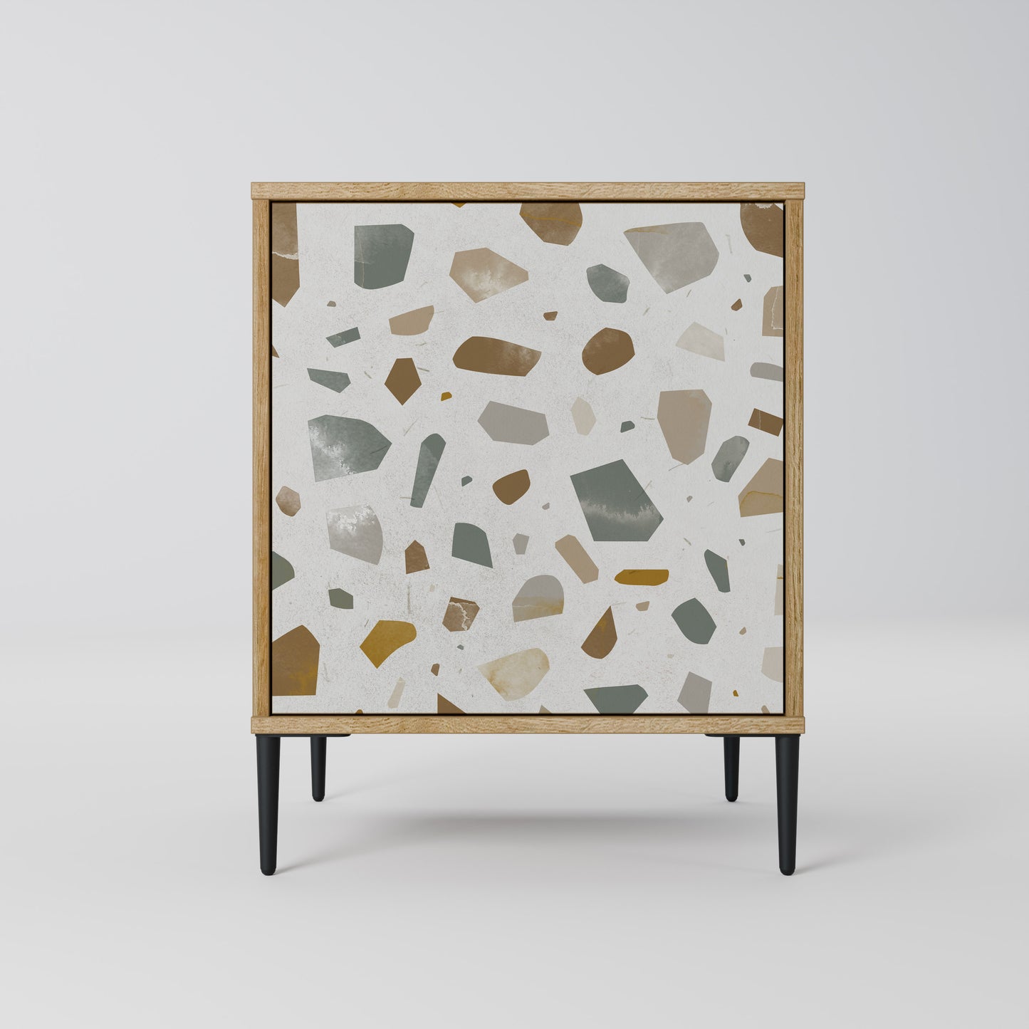 PIECES OF TOMORROW Madia a 1 anta effetto rovere