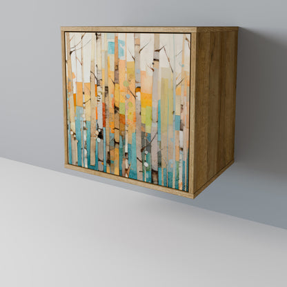 BIRCH KALEIDOSCOPE 1-Door Sideboard in Oak Effect