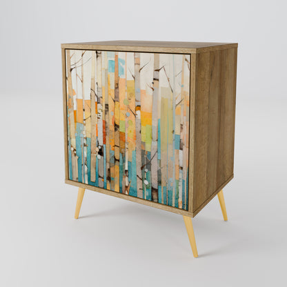BIRCH KALEIDOSCOPE 1-Door Sideboard in Oak Effect