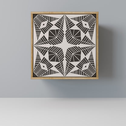 MONOCHROME NEXUS Madia a 1 anta effetto rovere