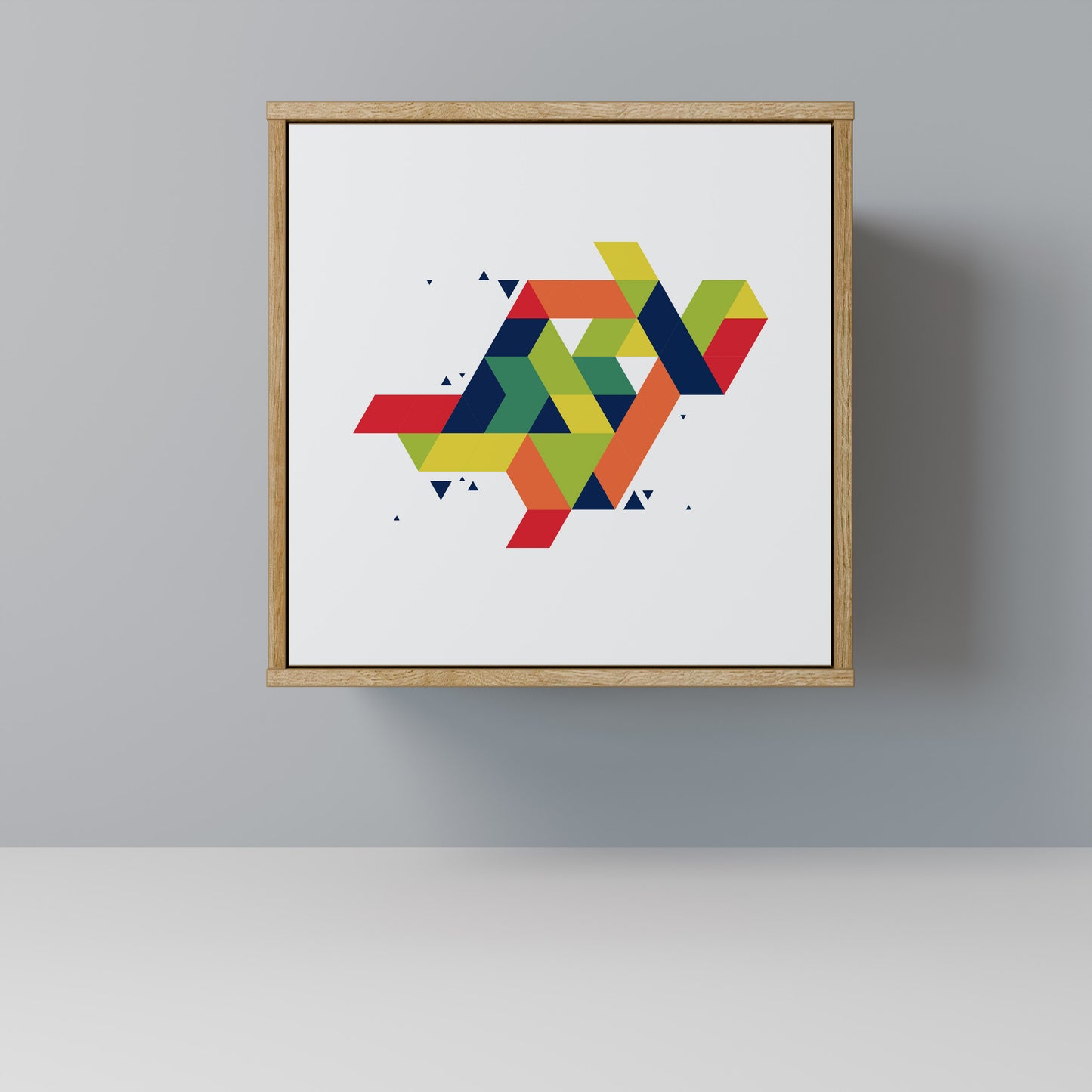 Credenza FUTURE SIGN a 1 anta effetto rovere