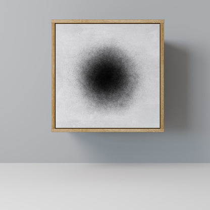 Credenza BLACK HOLE a 1 anta effetto rovere