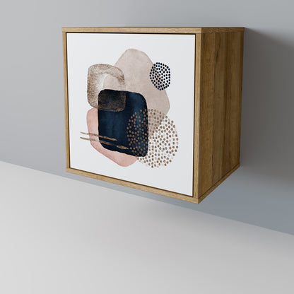 COLORFUL SHAPES 1-Door Sideboard in Oak Effect