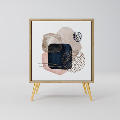 COLORFUL SHAPES 1-Door Sideboard in Oak Effect