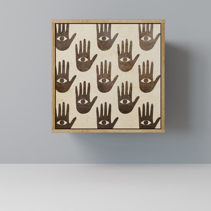 SEE MORE 1-Door Sideboard in Oak Effect