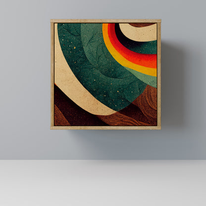 COLORFUL STRANDS Madia a 1 anta effetto rovere