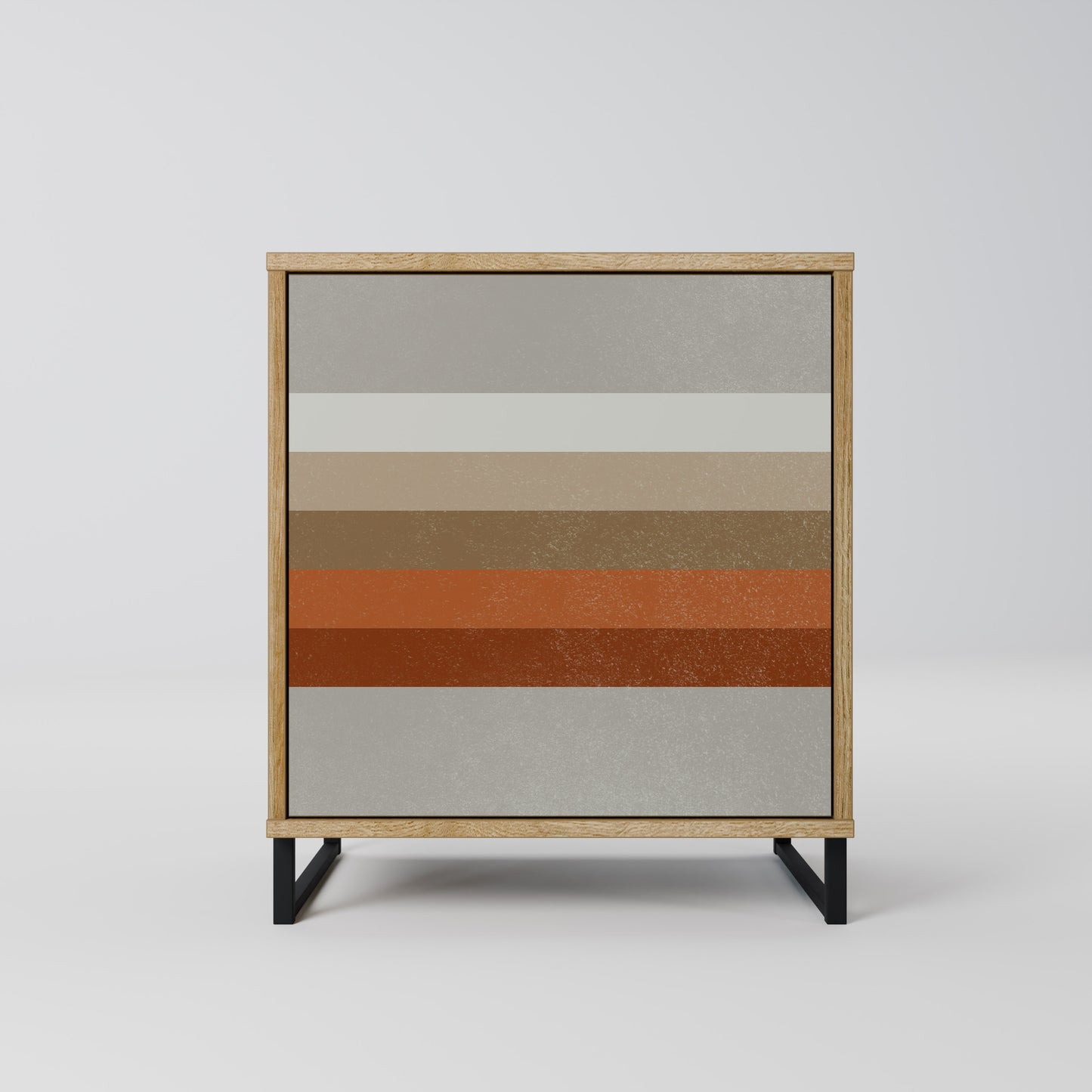 PECULIAR TRAIL Madia a 1 anta effetto rovere