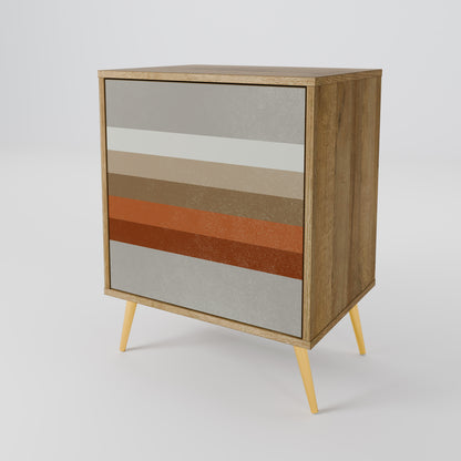 PECULIAR TRAIL 1-Door Sideboard in Oak Effect