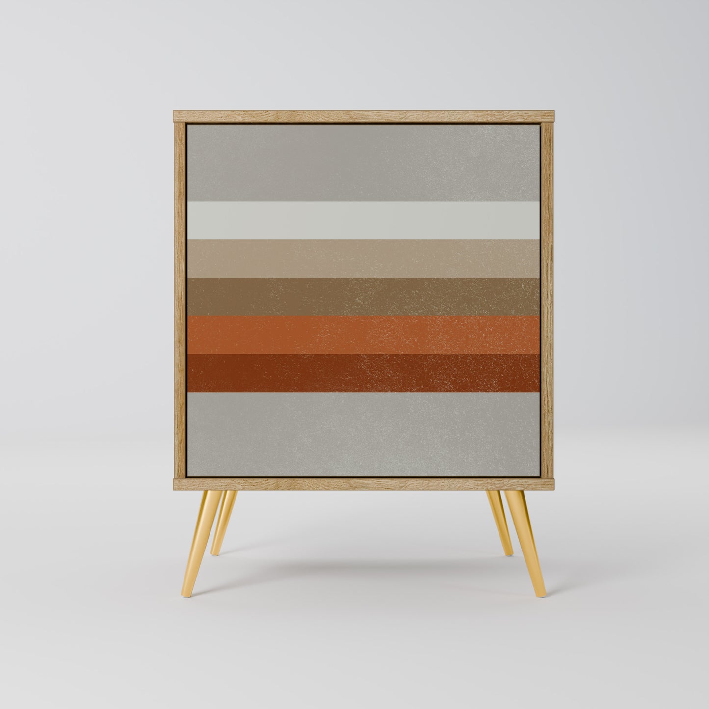 PECULIAR TRAIL Madia a 1 anta effetto rovere