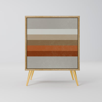 PECULIAR TRAIL Madia a 1 anta effetto rovere