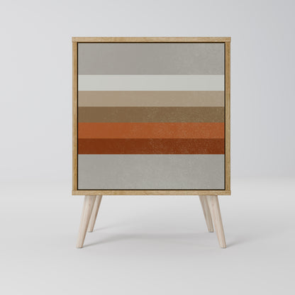 PECULIAR TRAIL Madia a 1 anta effetto rovere