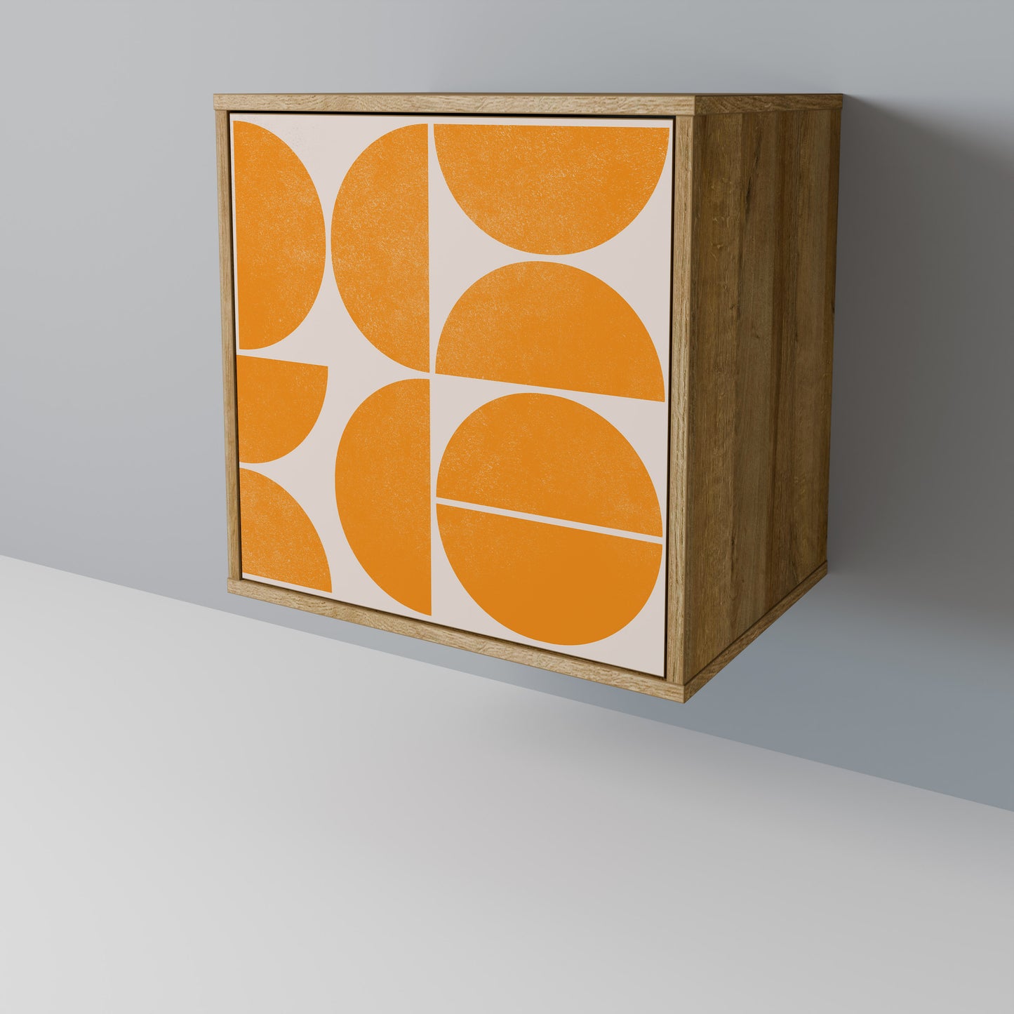 Credenza RECURRING DREAMS a 1 anta effetto rovere