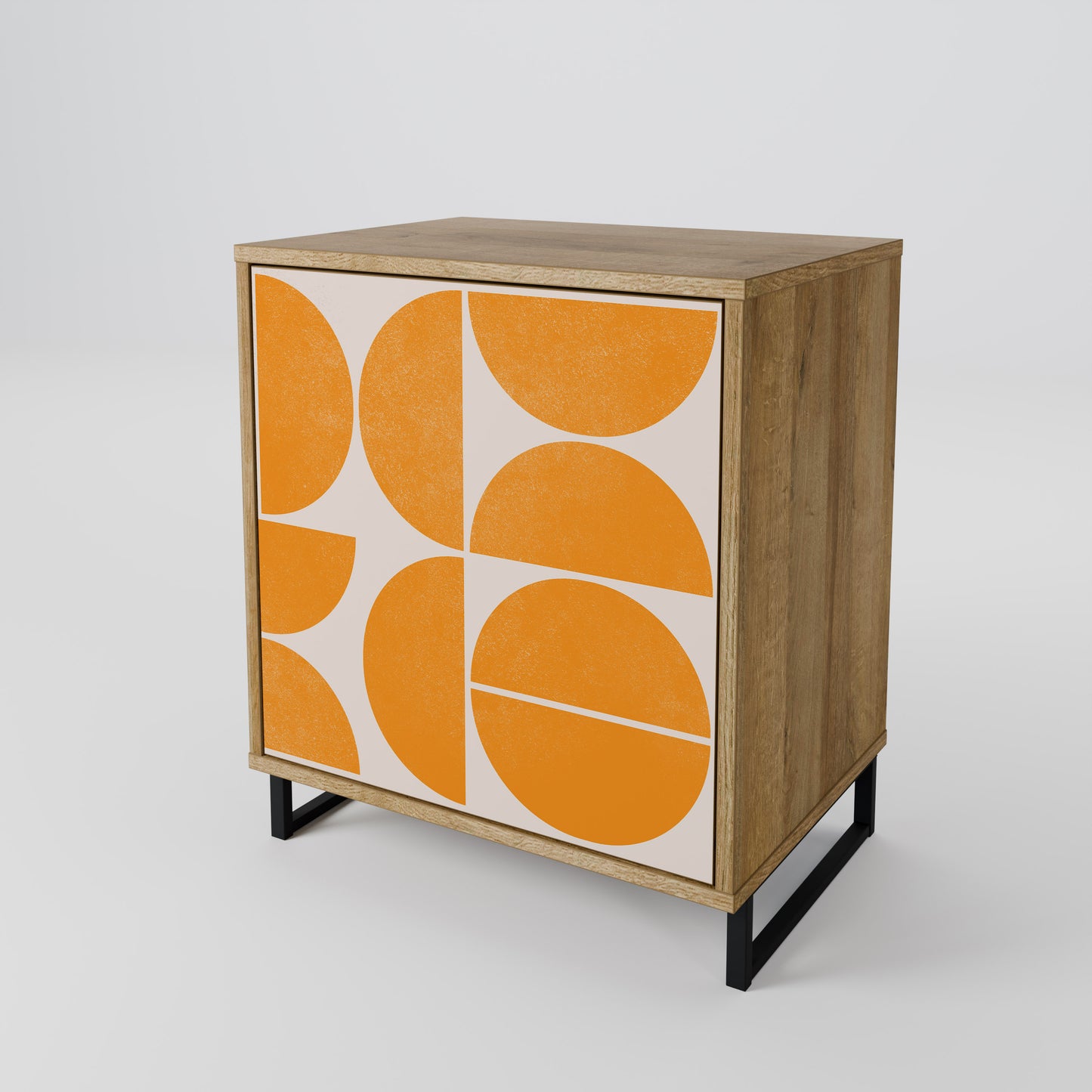 Credenza RECURRING DREAMS a 1 anta effetto rovere
