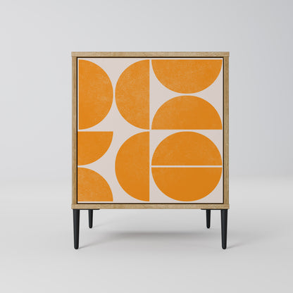 Credenza RECURRING DREAMS a 1 anta effetto rovere