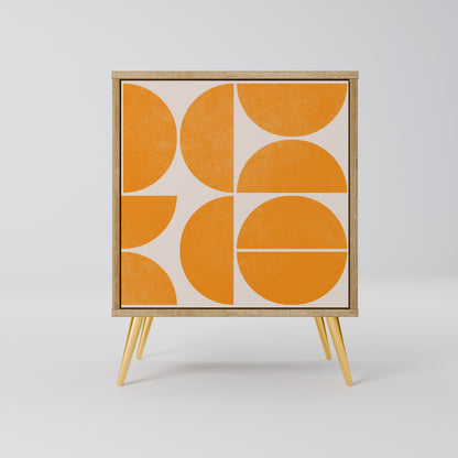 Credenza RECURRING DREAMS a 1 anta effetto rovere