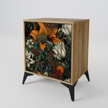 MIDNIGHT SPROUT 1-Door Sideboard in Oak Effect