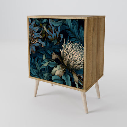 TWILIGHT BLOOM 1-Door Sideboard in Oak Effect