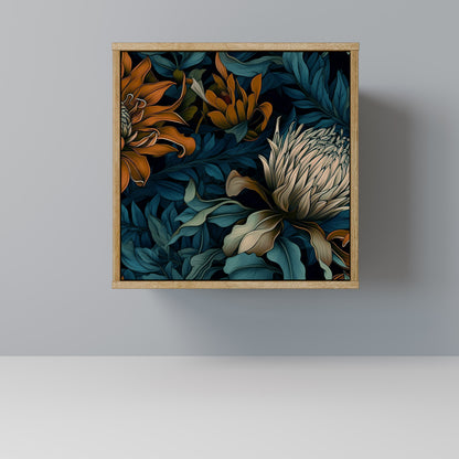 MORNING BLOOM 1-Door Sideboard in Oak Effect