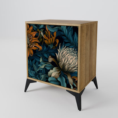 MORNING BLOOM 1-Door Sideboard in Oak Effect