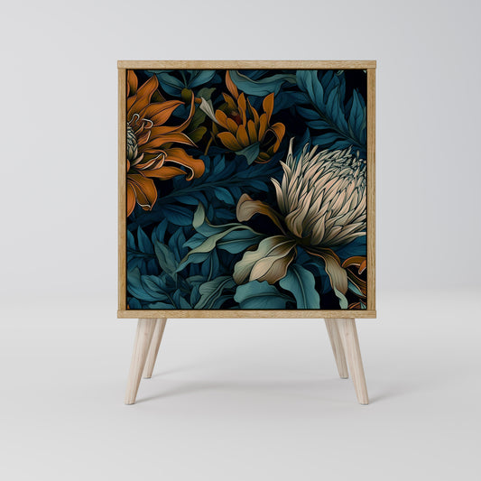 MORNING BLOOM 1-Door Sideboard in Oak Effect