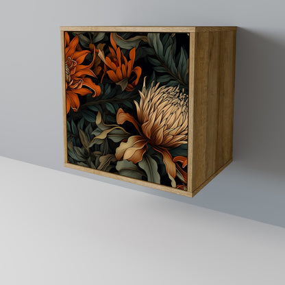 DAWN BLOOM 1-Door Sideboard in Oak Effect