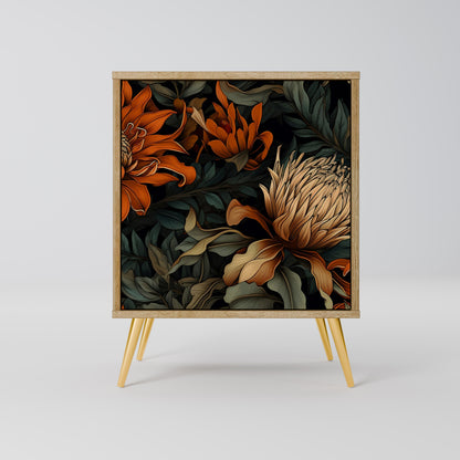 DAWN BLOOM Madia a 1 anta effetto rovere