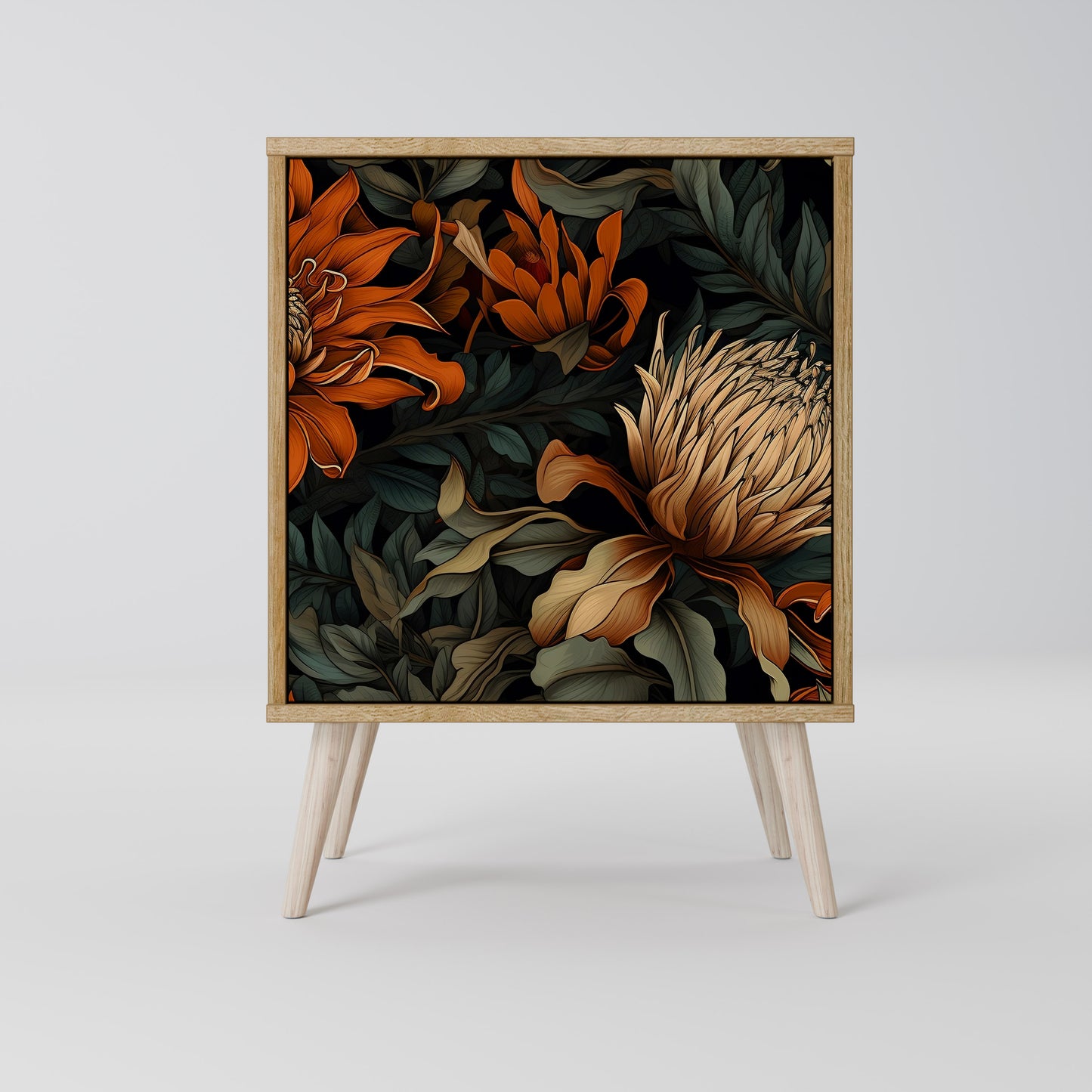 DAWN BLOOM Madia a 1 anta effetto rovere