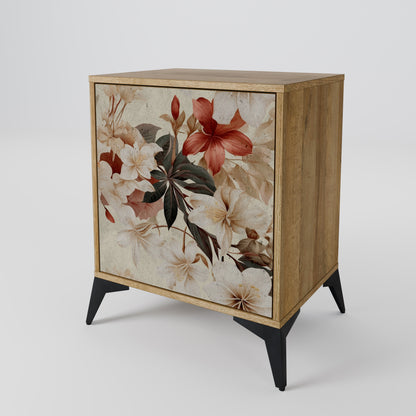 PETAL HARMONY 1-Door Sideboard in Oak Effect