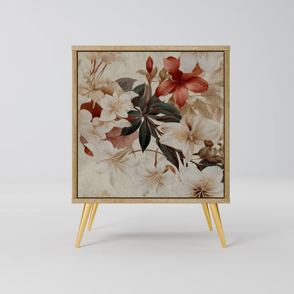 PETAL HARMONY 1-Door Sideboard in Oak Effect