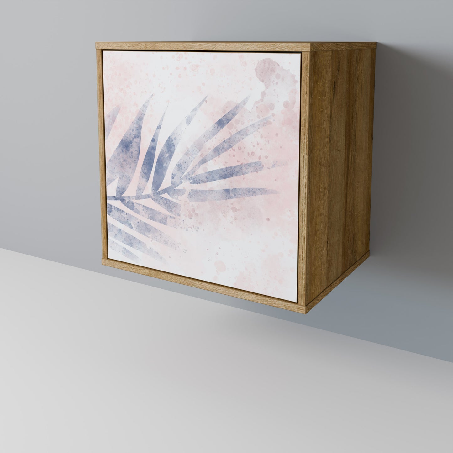 Credenza TIMELESS FLOAT a 1 anta effetto rovere