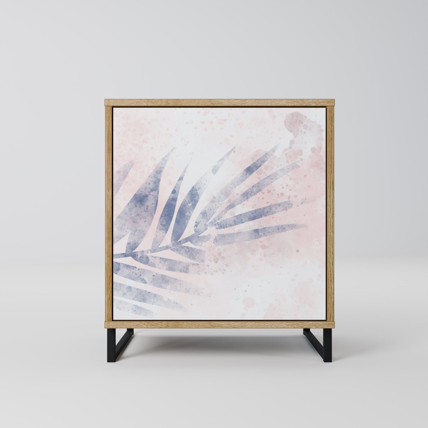 Credenza TIMELESS FLOAT a 1 anta effetto rovere