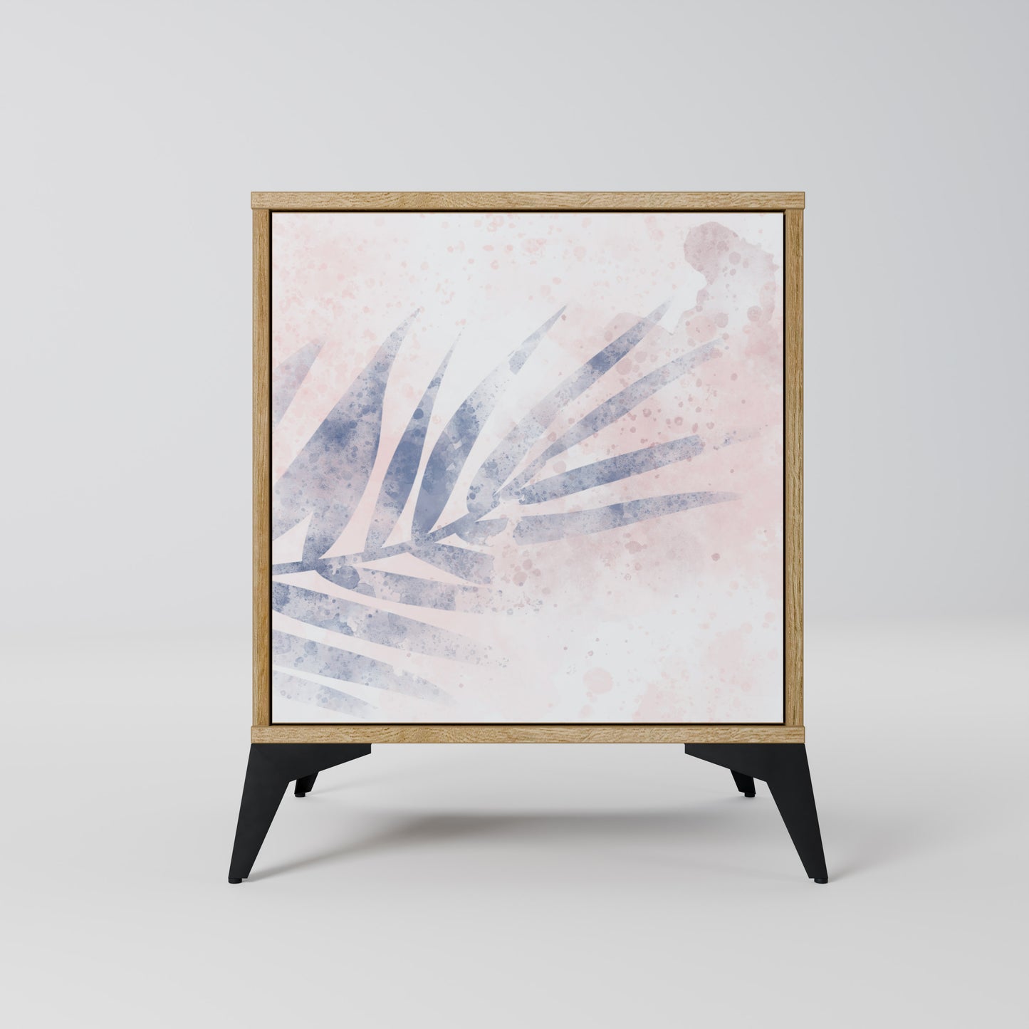 Credenza TIMELESS FLOAT a 1 anta effetto rovere