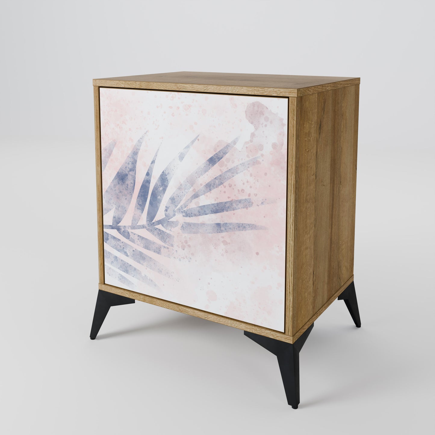 Credenza TIMELESS FLOAT a 1 anta effetto rovere