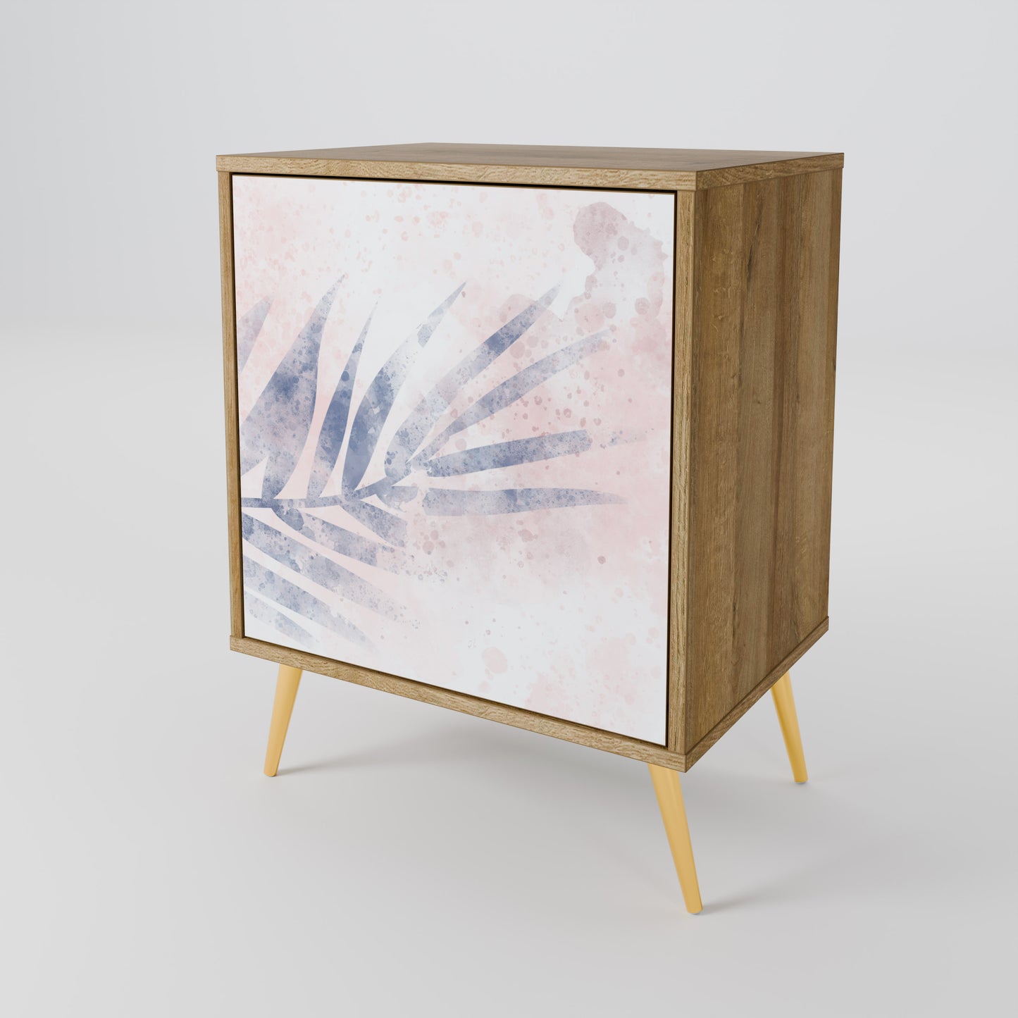 Credenza TIMELESS FLOAT a 1 anta effetto rovere