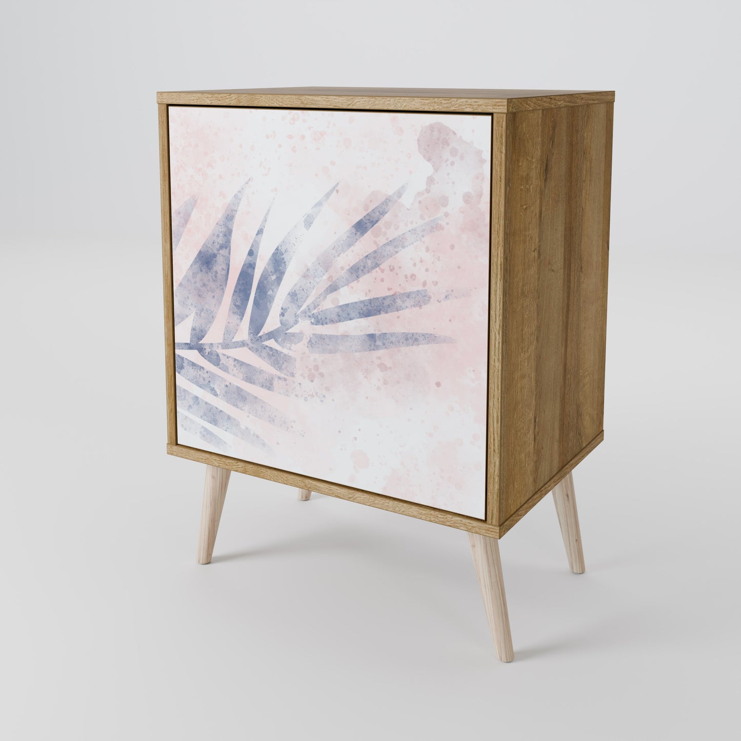 Credenza TIMELESS FLOAT a 1 anta effetto rovere