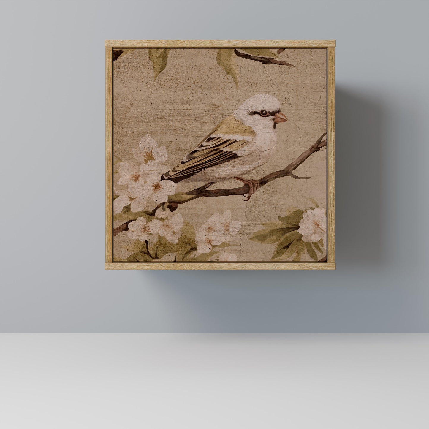 PETAL DISTINGUISH 1-Door Sideboard in Oak Effect