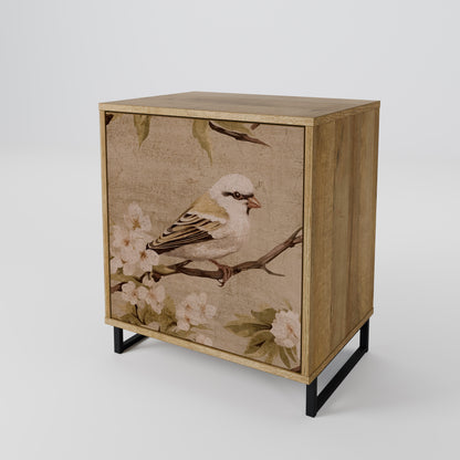 PETAL DISTINGUISH 1-Door Sideboard in Oak Effect