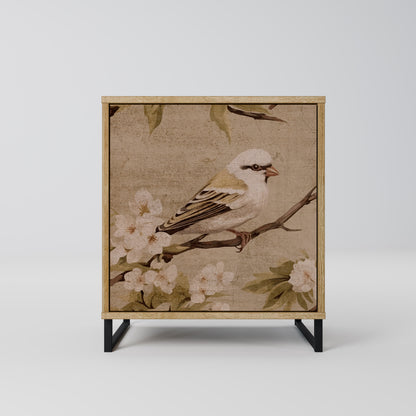 PETAL DISTINGUISH 1-Door Sideboard in Oak Effect