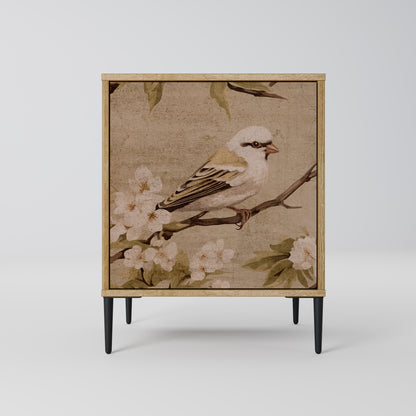 PETAL DISTINGUISH 1-Door Sideboard in Oak Effect